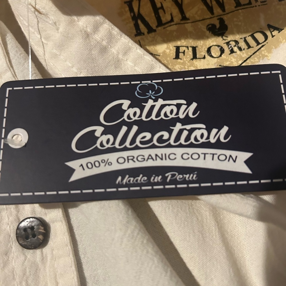 Men's Cream Shirt - Picture 8 of 8